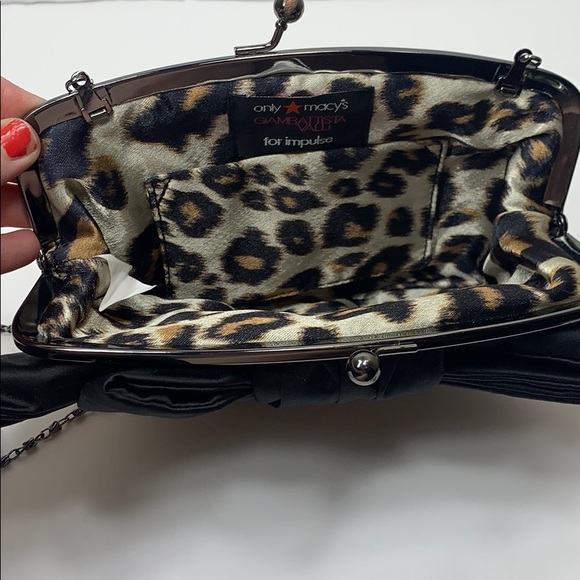 NWT. Macy’s. Small black small evening bag clutch - Picture 6 of 9